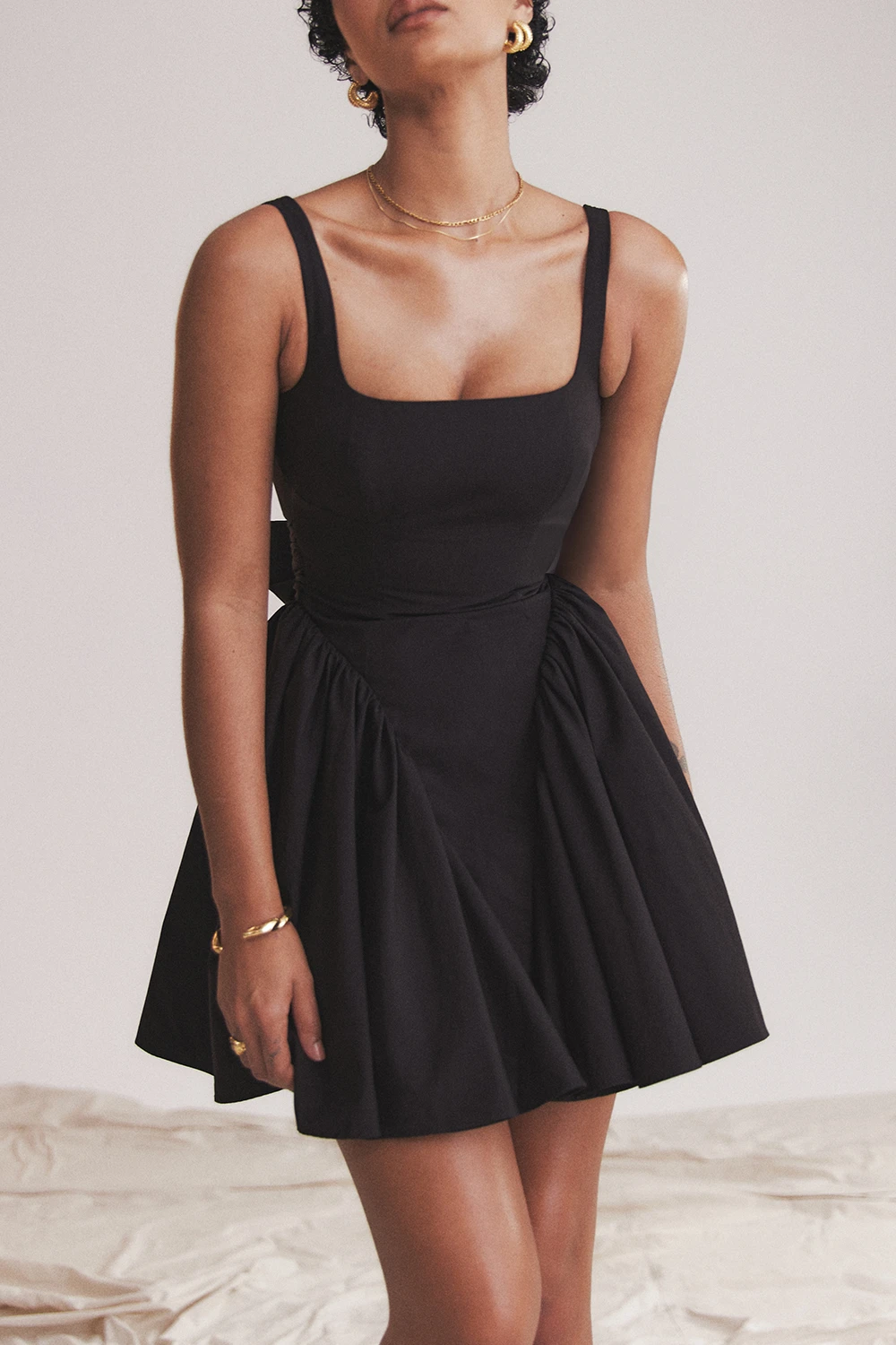 Black Bow Mini Dress 14 Black Bow Mini Dress – Bild 14