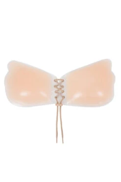 Silicon Push Up Invisible Bra - Beige -Pinkyy Kleider Geschaft 1498794487 silicon push up bra nude 01