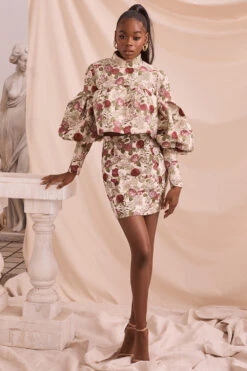 Vintage Floral Ruffle Top -Pinkyy Kleider Geschaft 1582173630 naeve floral 11