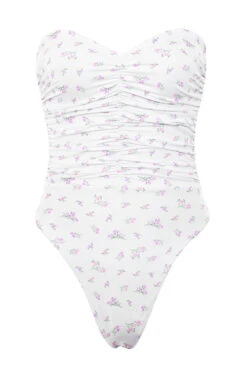White Floral One Piece Swimsuit -Pinkyy Kleider Geschaft 1590640874 phoebe white print 01