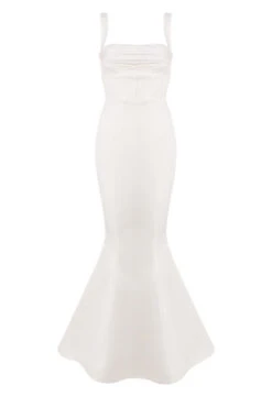 Ivory Balconette Corset Bridal Gown - Limited Edition -Pinkyy Kleider Geschaft 1594787431 sb5898 01