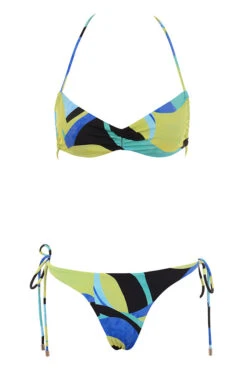 Blue Green Halter Bikini -Pinkyy Kleider Geschaft 1595399308 isla grande absract print green blue black 01