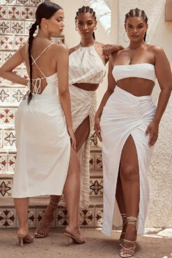 White Linen Mix Bandeau Top 32 White Linen Mix Bandeau Top -Pinkyy Kleider Geschaft 1596707408 jada white 21