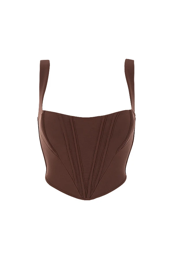 Chocolate Mesh Corset 10 Chocolate Mesh Corset – Bild 10