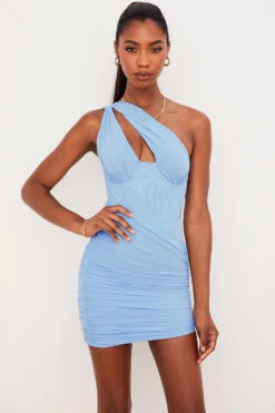 Baby Blue Cutout Mini Dress -Pinkyy Kleider Geschaft 1628242088 clementine 3