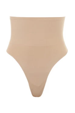 Sculpting High Waist Thong Almond 15 Sculpting High Waist Thong Almond -Pinkyy Kleider Geschaft 1628760801 ultimate control thong begie 01