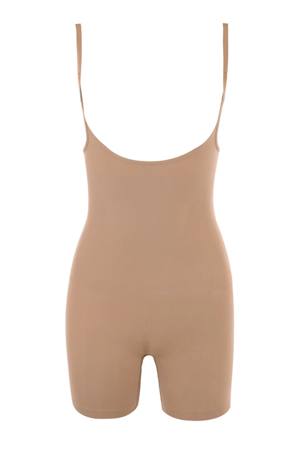 Mid Thigh Sculpting Bodysuit Cafe Au Lait 10 Mid Thigh Sculpting Bodysuit Cafe Au Lait – Bild 10