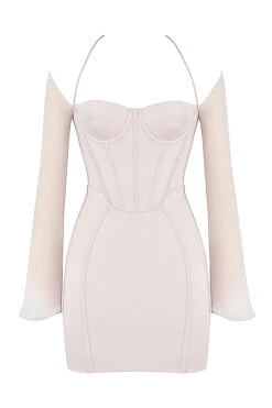 Crystal Satin Corset Mini Dress 25 Crystal Satin Corset Mini Dress -Pinkyy Kleider Geschaft 1643277155 sb7838 01