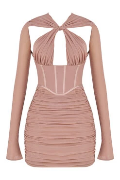 Blush Corset Mini Dress -Pinkyy Kleider Geschaft 1647177999 sb8037a 01
