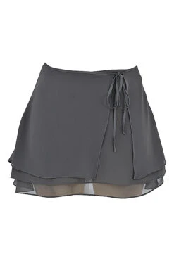 Shadow Floaty Layered Mini Skirt -Pinkyy Kleider Geschaft 1649063857 sb8252 01
