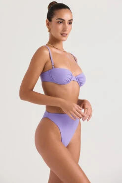 Violet High Waist Bikini Bottom -Pinkyy Kleider Geschaft 1652171103 monacomykonos vt 4