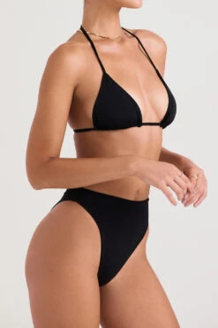 Black High Waist Bikini Bottom 17 Black High Waist Bikini Bottom -Pinkyy Kleider Geschaft 1652254058 tropezmykonos blk 3r