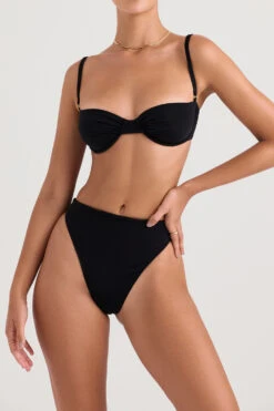 Black Underwired Bikini Top