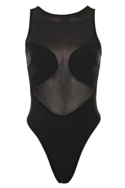 Black Sleeveless Bandage Bodysuit -Pinkyy Kleider Geschaft 1652865886 chiara black 01