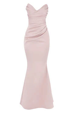 Blush Satin Strapless Gown -Pinkyy Kleider Geschaft 1653985650 sb7287a 01