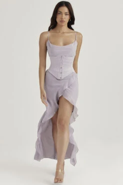 Grey Floaty Maxi Dress