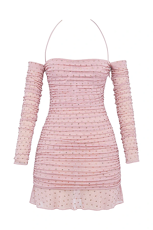 Soft Pink Crystallised Dress 11 Soft Pink Crystallised Dress – Bild 11