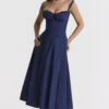 French Navy Bustier Sundress