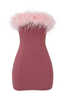 Warm Pink Mini Dress -Pinkyy Kleider Geschaft 1680676909 sb9316 01