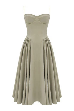 Taupe Corset Sun Dress 37 Taupe Corset Sun Dress -Pinkyy Kleider Geschaft 1683707544 sb9109 01