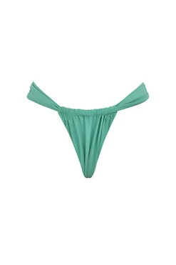 Eucalyptus Gathered High Leg Bikini Bottom -Pinkyy Kleider Geschaft 1684401762 sbb1017c 01