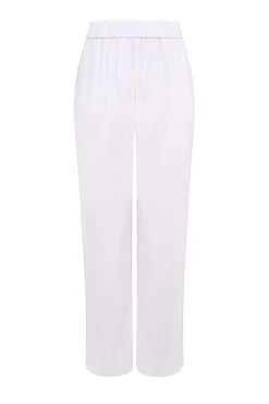 White Relaxed Fit Trousers 21 White Relaxed Fit Trousers -Pinkyy Kleider Geschaft 1684738549 sb9141 01