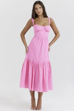 French Pink Midi Sundress 22 French Pink Midi Sundress -Pinkyy Kleider Geschaft 1685669968 elia d9