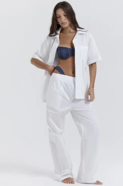 White Oversized Shirt -Pinkyy Kleider Geschaft 1686114178 renomaiko 4