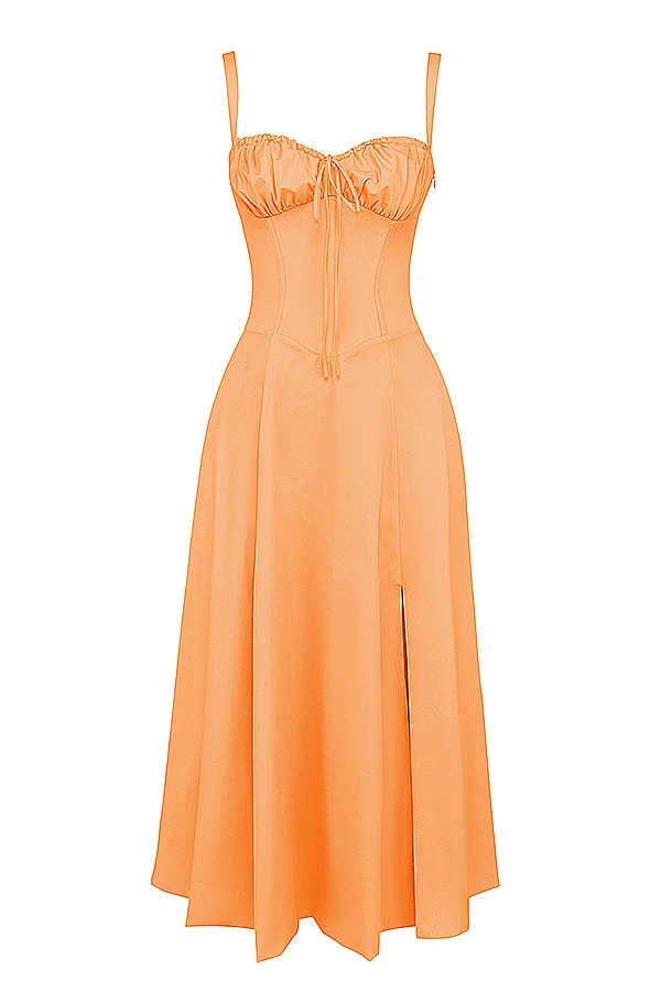 Tangerine Bustier Sundress 15 Tangerine Bustier Sundress – Bild 15