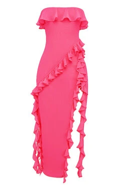 Fuchsia Ruffle Maxi Dress 31 Fuchsia Ruffle Maxi Dress -Pinkyy Kleider Geschaft 1687926491 sb9175a 01