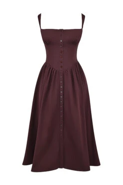 Rich Brown Midi Sundress 33 Rich Brown Midi Sundress -Pinkyy Kleider Geschaft 1689818155 sb9008e 01