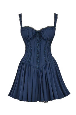 French Navy Corset Mini Dress 23 French Navy Corset Mini Dress -Pinkyy Kleider Geschaft 1691721946 sb9259b 01