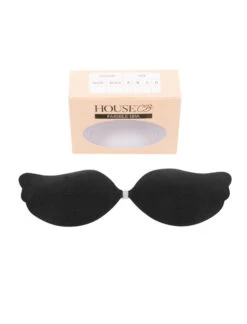 Front Fastening Moulded Microfibre 'V' Bra - Black 21 Front Fastening Moulded Microfibre 'V' Bra - Black -Pinkyy Kleider Geschaft Bra black 06