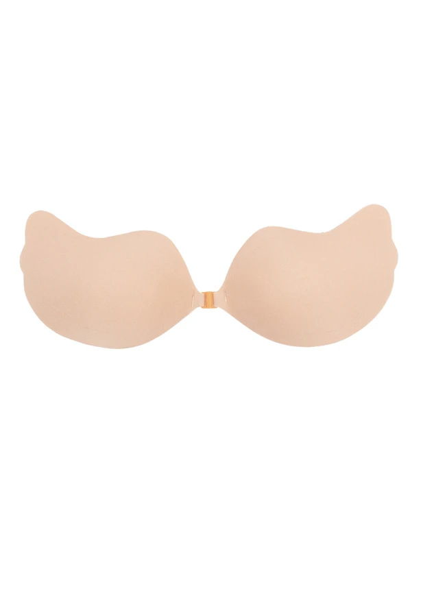 Front Fastening Moulded Microfibre 'V' Bra - Beige 6 Front Fastening Moulded Microfibre 'V' Bra - Beige – Bild 6