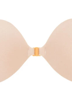 Front Fastening Moulded Microfibre 'V' Bra - Beige 17 Front Fastening Moulded Microfibre 'V' Bra - Beige -Pinkyy Kleider Geschaft Bra nude 05 2