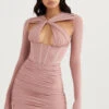 Blush Corset Mini Dress