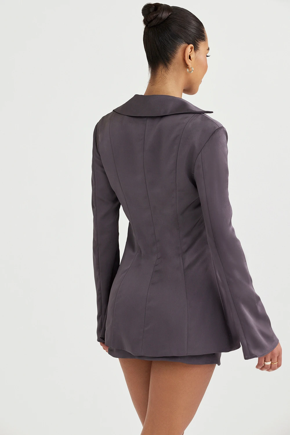 Shadow Satin A-Line Mini Skirt 10 Shadow Satin A-Line Mini Skirt – Bild 10