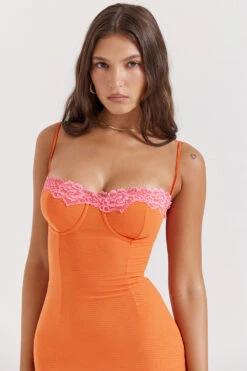 Flame Orange Maxi Dress 22 Flame Orange Maxi Dress -Pinkyy Kleider Geschaft aiza 4