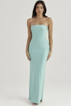 Jade Satin Strapless Maxi Dress -Pinkyy Kleider Geschaft alette 1