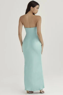 Jade Satin Strapless Maxi Dress -Pinkyy Kleider Geschaft alette 9