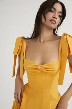 Tangerine Midi Sundress -Pinkyy Kleider Geschaft alicia 5