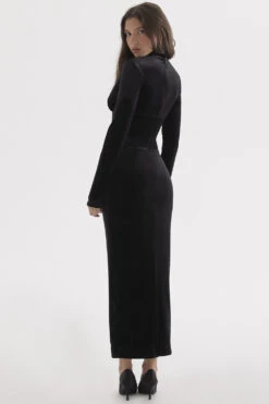 Black Velvet Corset Dress -Pinkyy Kleider Geschaft arabella b10