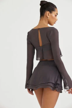 Shadow Floaty Layered Mini Skirt -Pinkyy Kleider Geschaft athenaclarice 10