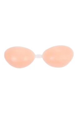 Silicon Front-Fastening Invisible Bra - Beige