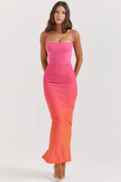 Ombre Flame Maxi Dress -Pinkyy Kleider Geschaft calista 2