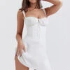 White Corset Mini Dress