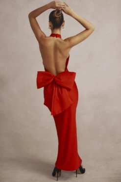 Red Bow Halter Dress 34 Red Bow Halter Dress -Pinkyy Kleider Geschaft cb bodyshots22123819