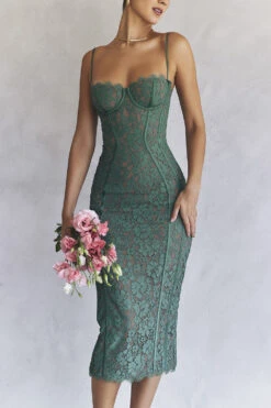 Forest Lace Midi Dress 30 Forest Lace Midi Dress -Pinkyy Kleider Geschaft cb25th july80746