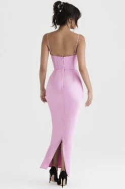 Pink Corset Maxi Dress -Pinkyy Kleider Geschaft charmaine pnk 6p