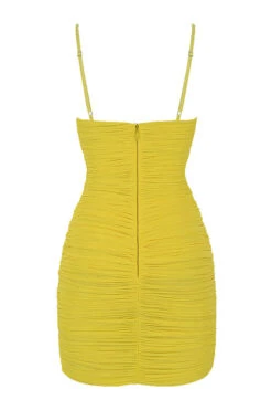 Mistress Rocks 'Spotlight' Lemon Plunge Mesh Dress -Pinkyy Kleider Geschaft chr2471 03